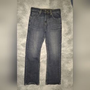 Levi's Dark Wash Men's Straight Jeans